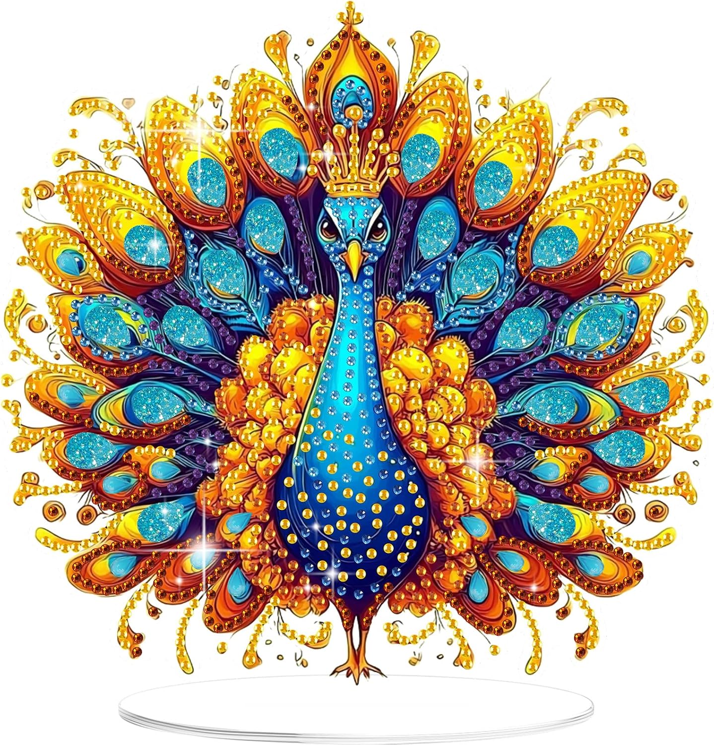 1/28/26: NEW Peacock! Tabletop Decor 7.5"x8"