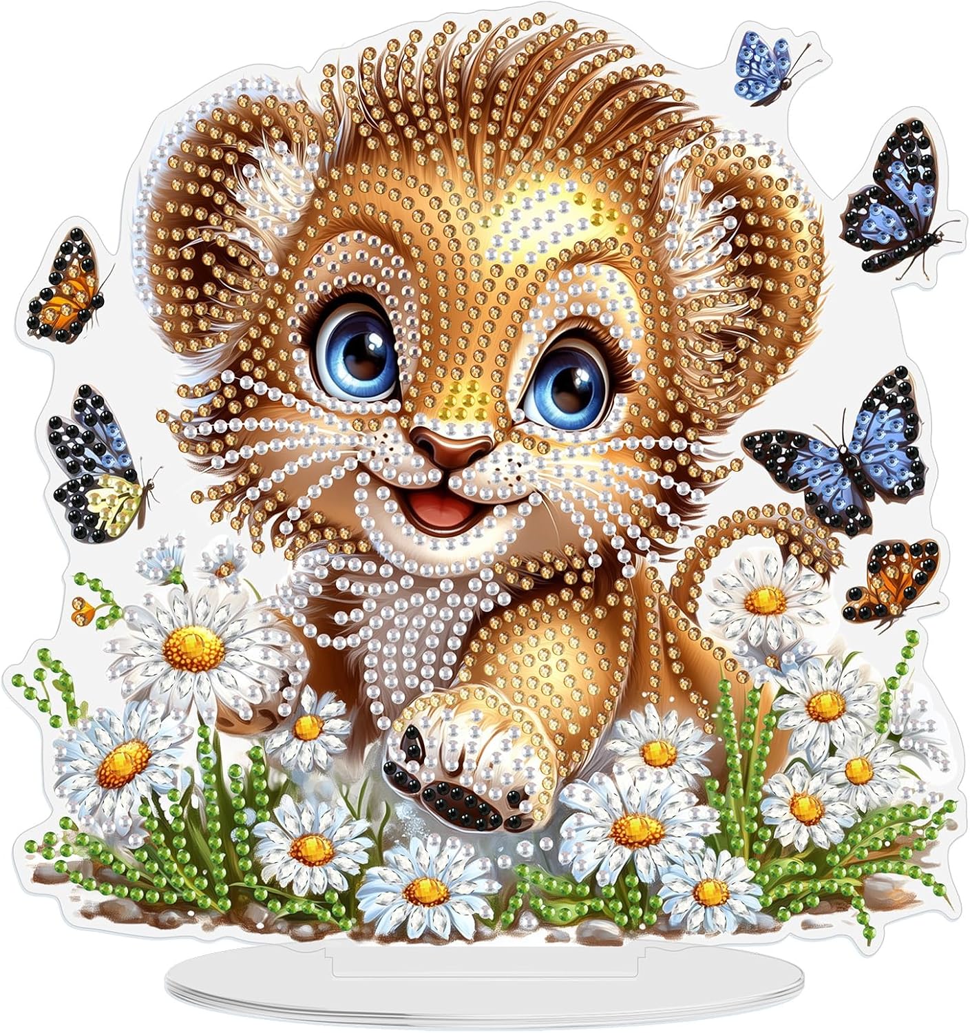 NEW Baby Lion Tabletop Decor 8"