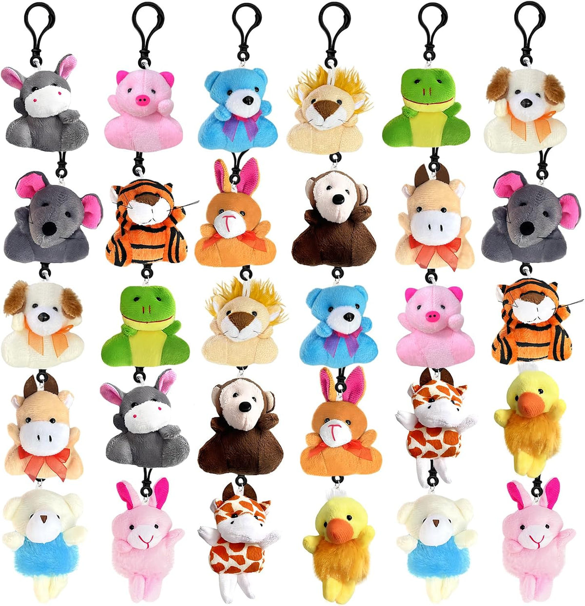 Plush keychain with LUCKY LOOT!