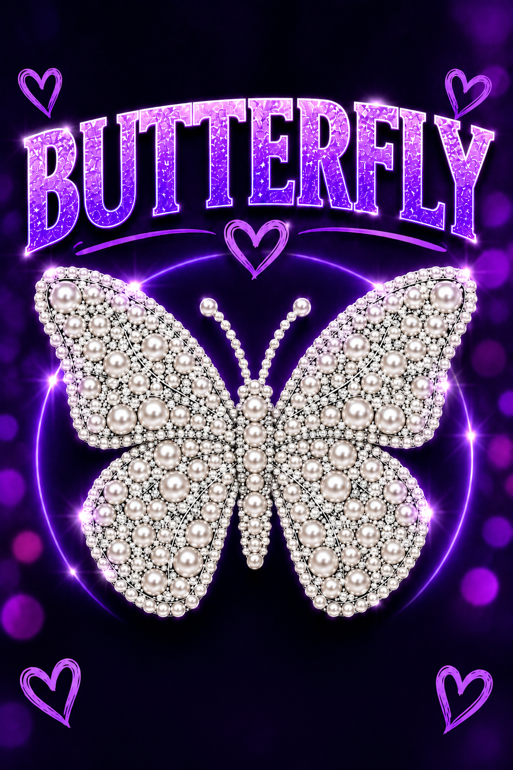 Butterfly PEARL Kit on Black - 6"x6"