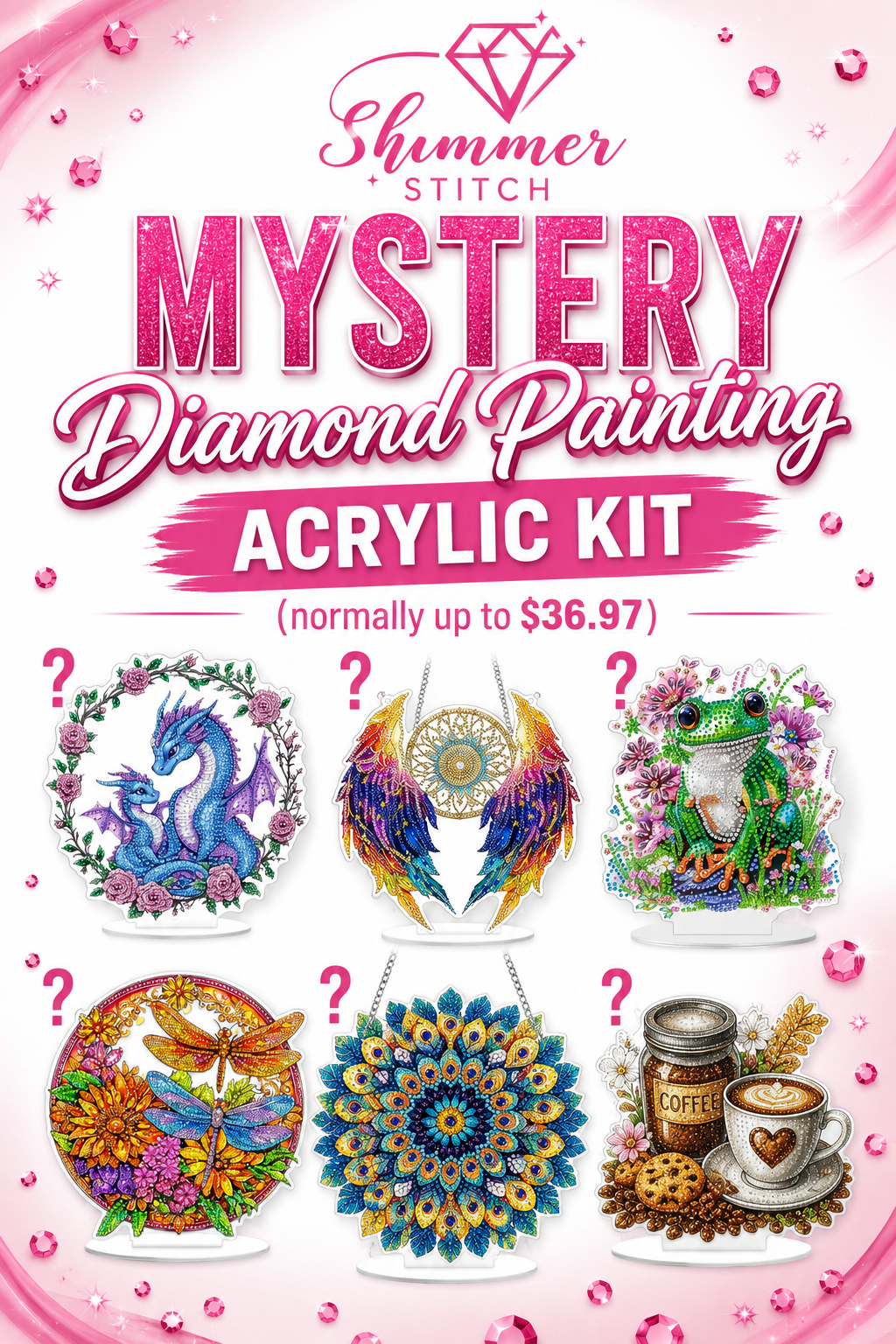 MYSTERY Acrylic Diamond Painting Kit