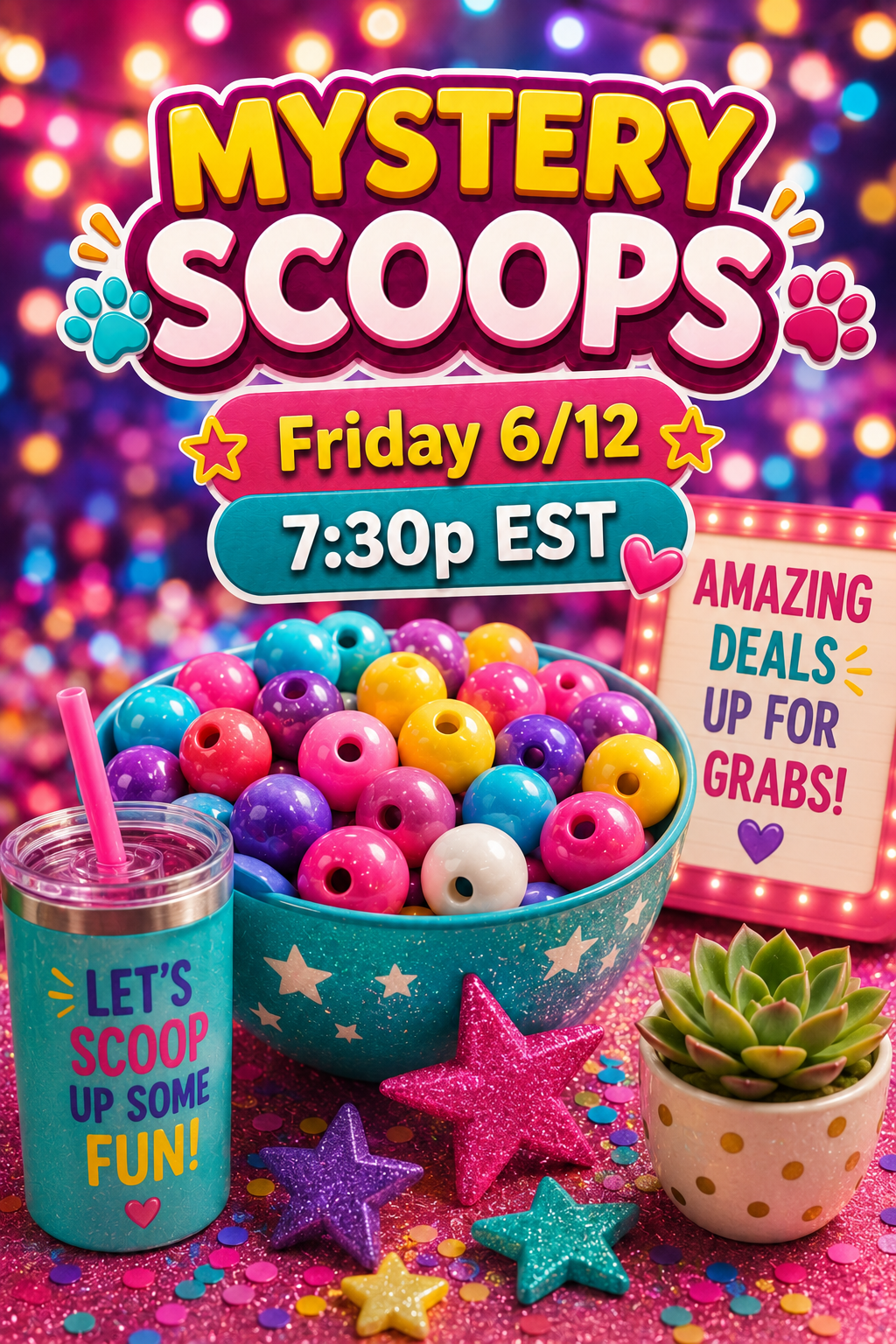 MYSTERY Scoops - Friday 6/12 at 7:30p EST – Shimmer Stitch