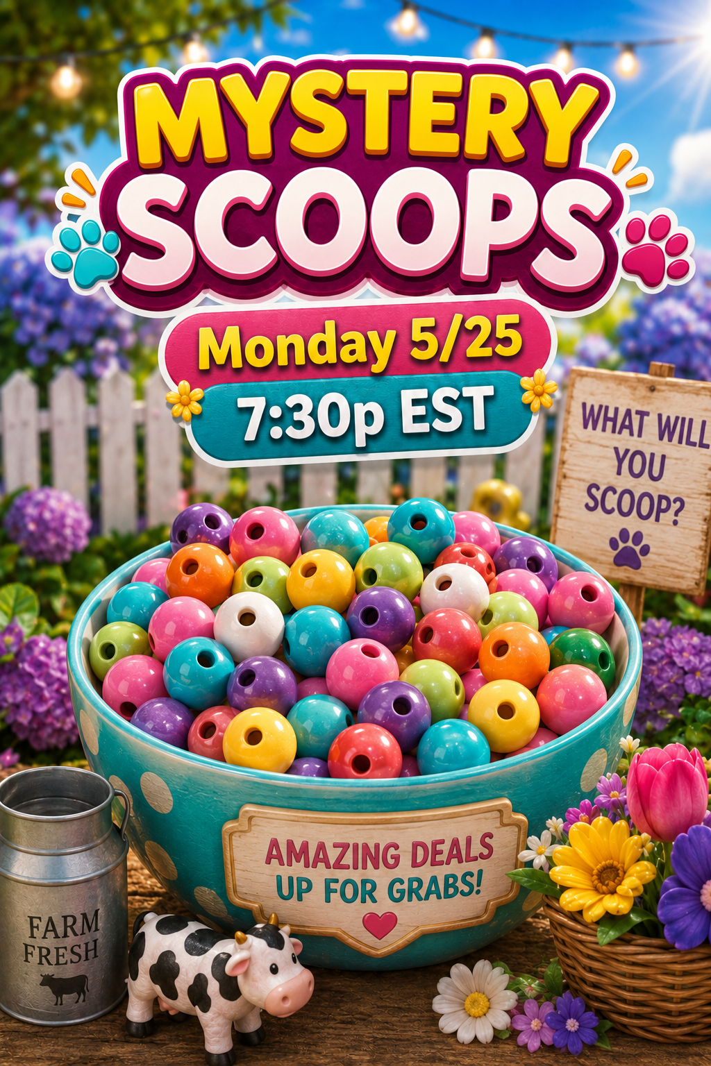 MYSTERY Scoops - Monday 5/25 at 7:30p EST