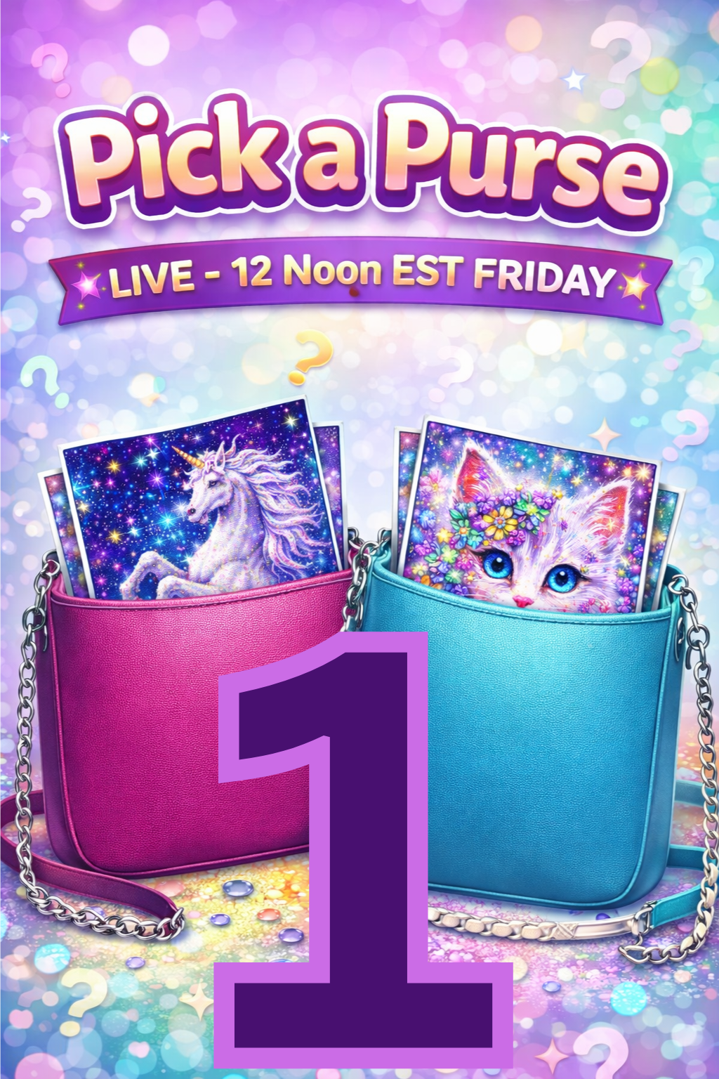 Pick a Purse GAME - LIVE on Friday 1/30 at noon EST