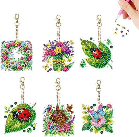 NEW Spring Keychains - Set of 6