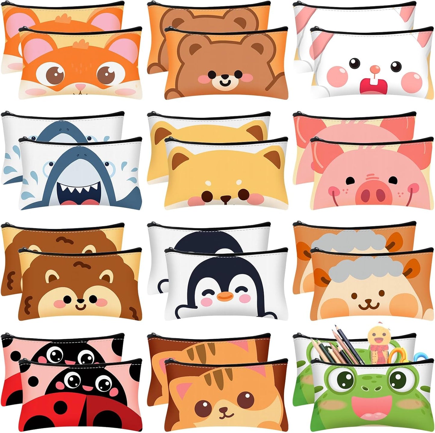 Cute Animal Makeup Bag w/ LUCKY LOOT!
