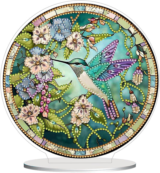 NEW Hummingbird Tabletop Decor 7"