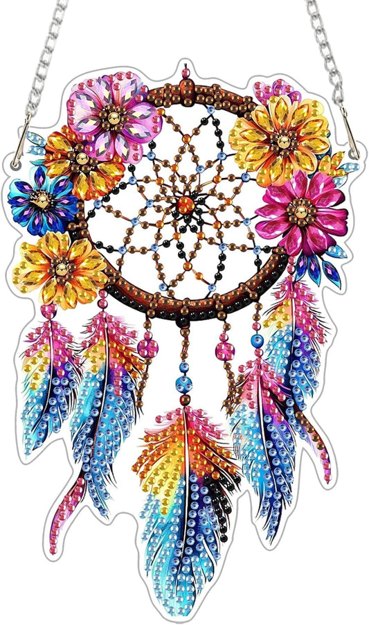 1/21/26: #10 NEW Dreamcatcher Hanging Pendant - 5"x7.5"