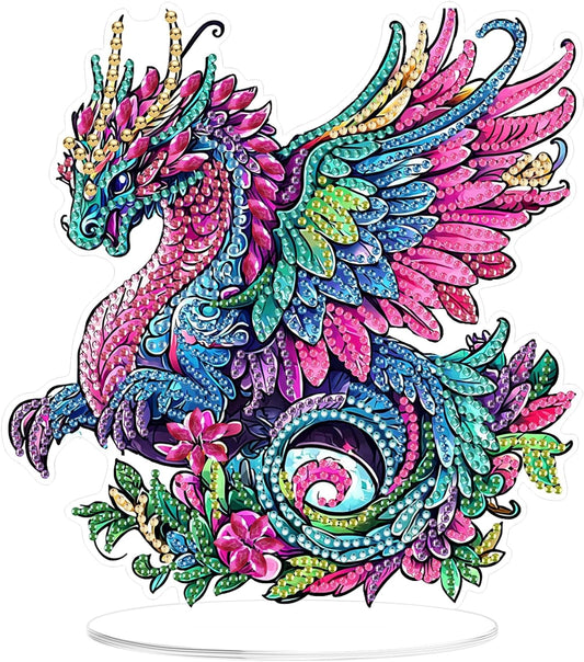 NEW Dragon Tabletop Decor 7"x8"
