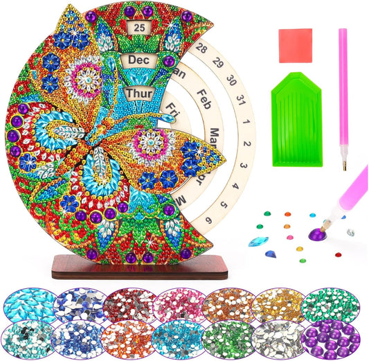 1/21/26: #9 NEW Butterfly Perpetual Calendar Kit - 7"