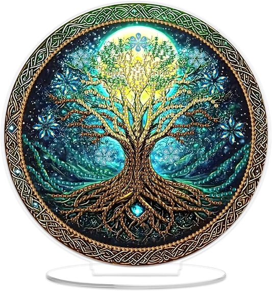 NEW Moonlight Tree Tabletop Decor 7.5"x8"