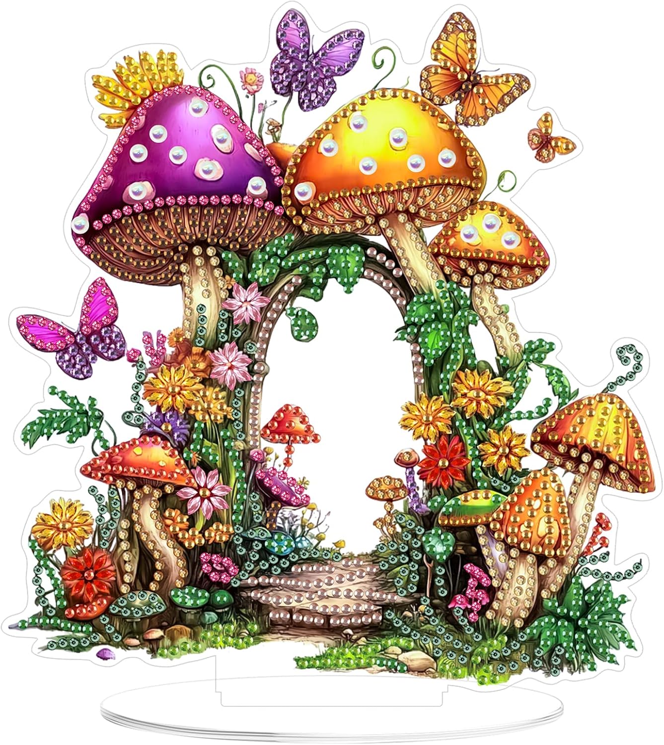 NEW Mushroom Archway Tabletop Decor 7"x8"