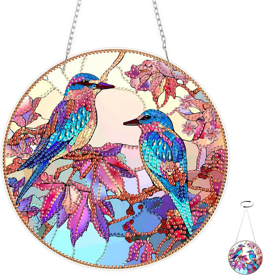 NEW Two Birds Hanging Decor 7.5"