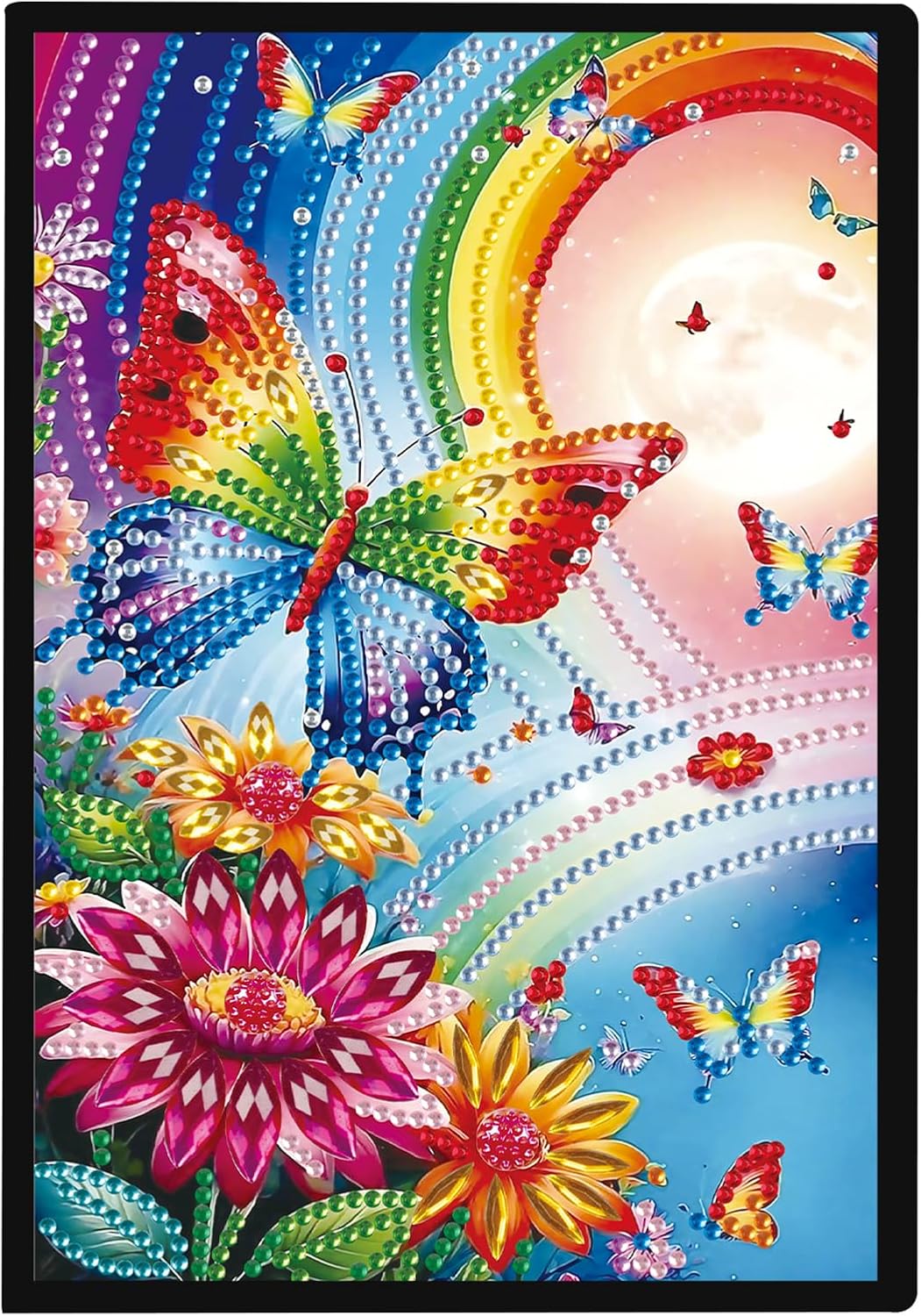 NEW Rainbow Butterfly Notebook 6"x8"