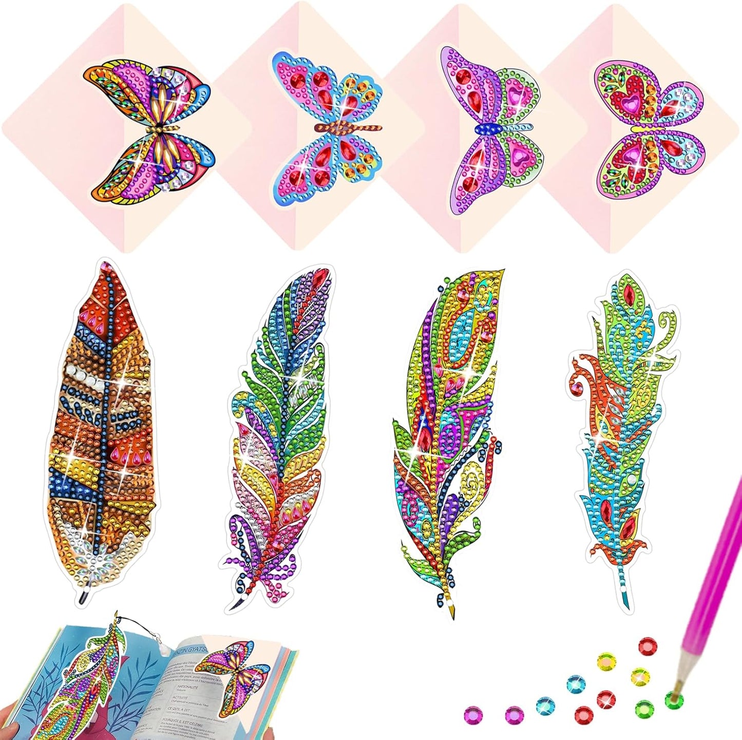 Double Set of Bookmarks - 7 Total Pieces!