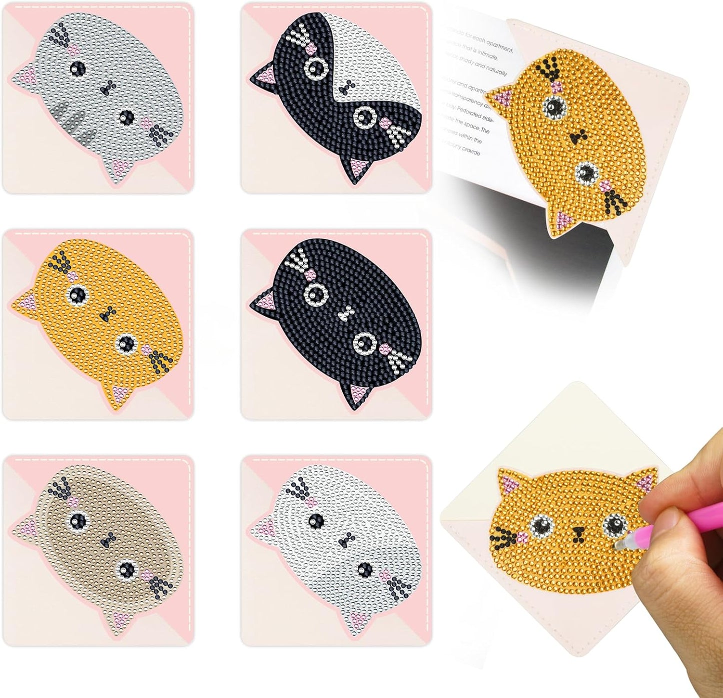 NEW Cat Corner Bookmarkers - Set of 6!