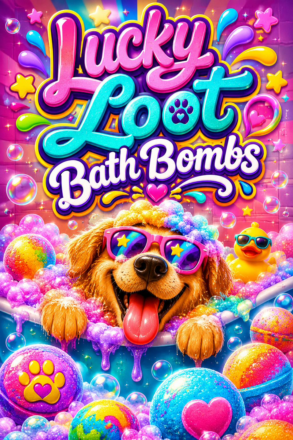 Bath Bomb with Lucky Loot!