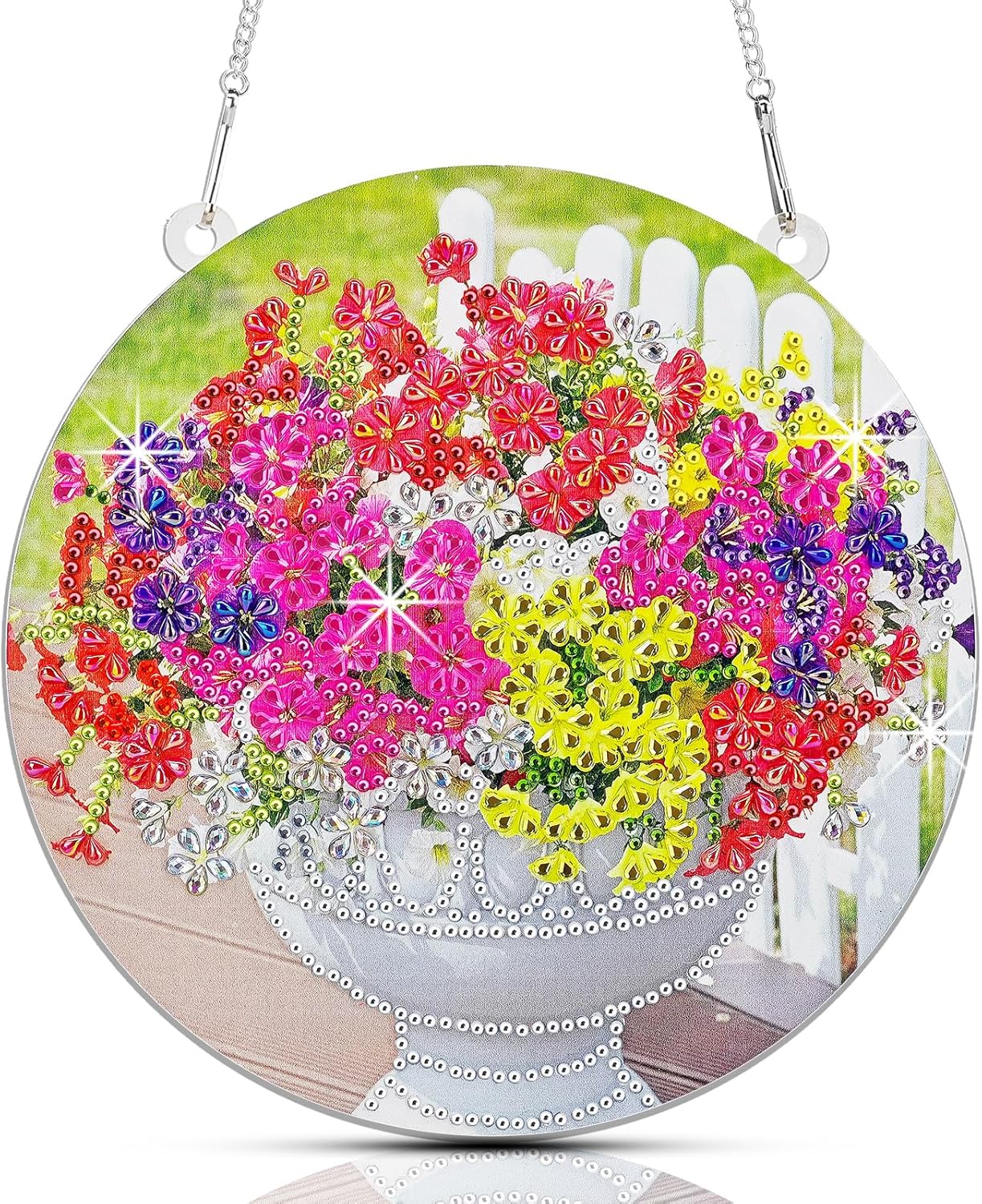 NEW Flower Pot Hanging Pendant - 7"