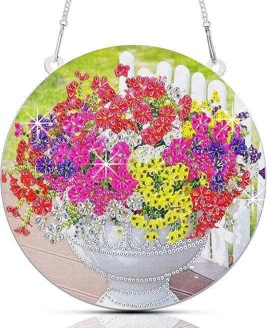 NEW Flower Pot Hanging Pendant - 7"