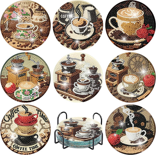 NEW Coffee Coasters - Set of 8