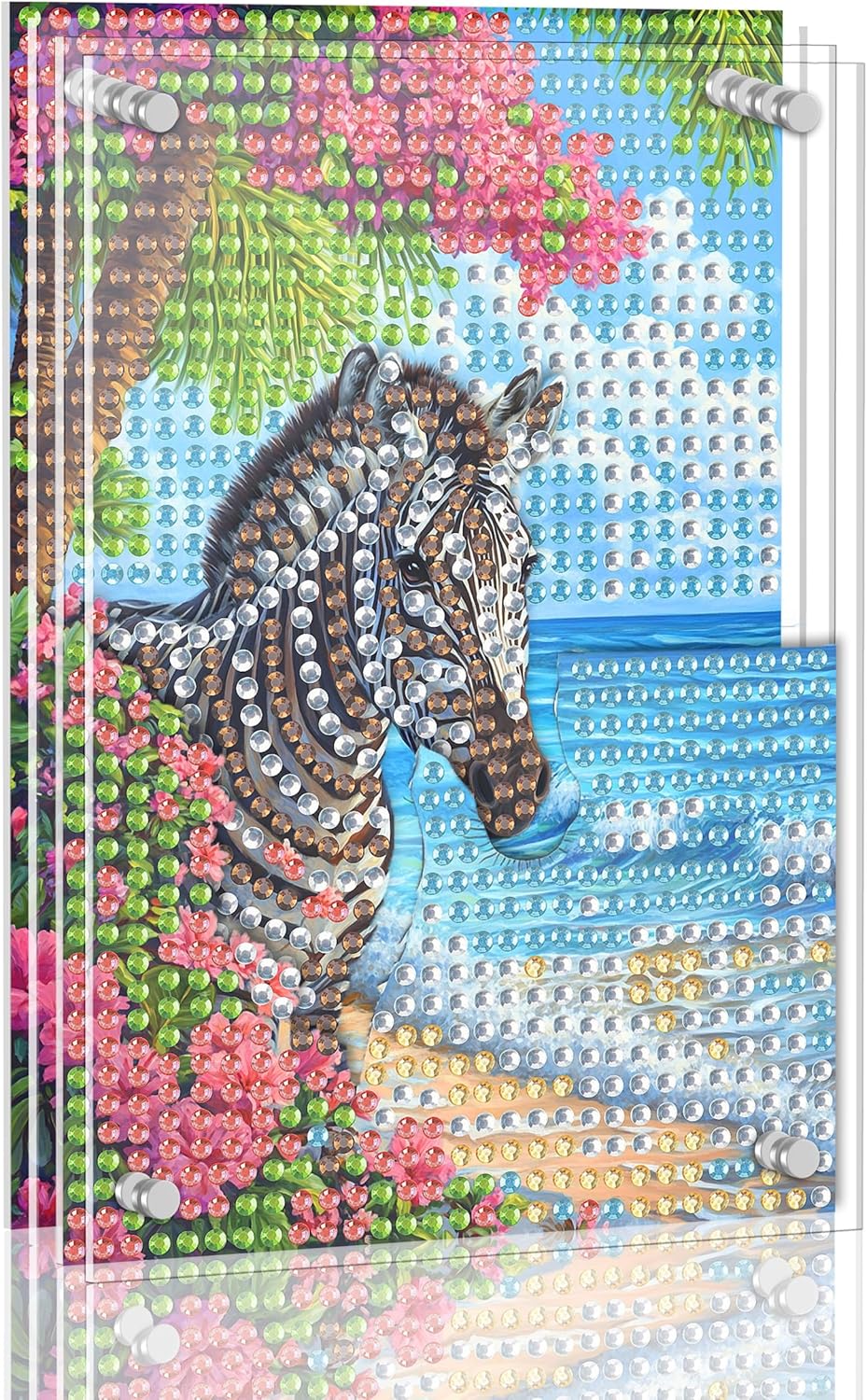 NEW Zebra Layered Acrylic Kit - 4"x6"