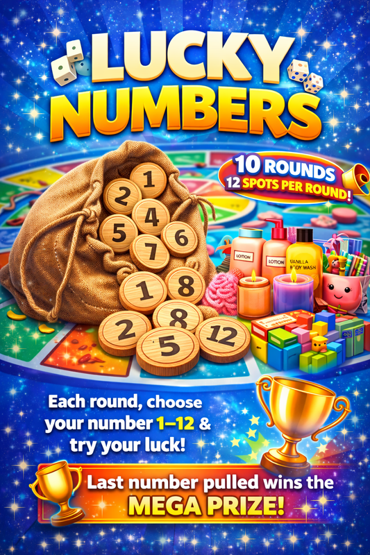 Lucky NUMBERS - LIVE Tuesday 4/28 at 7:30p EST