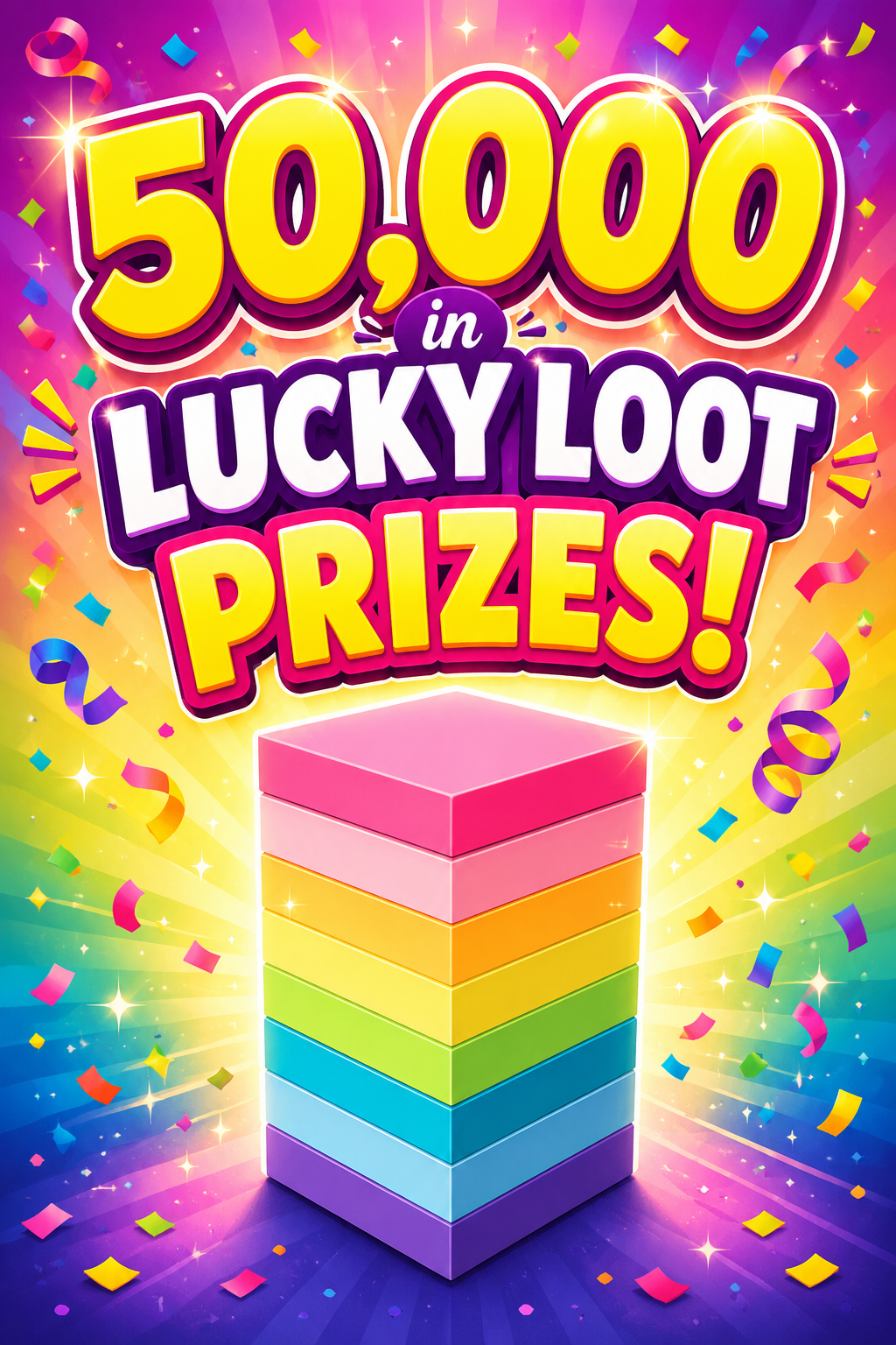 50,000 LUCKY LOOT Game!
