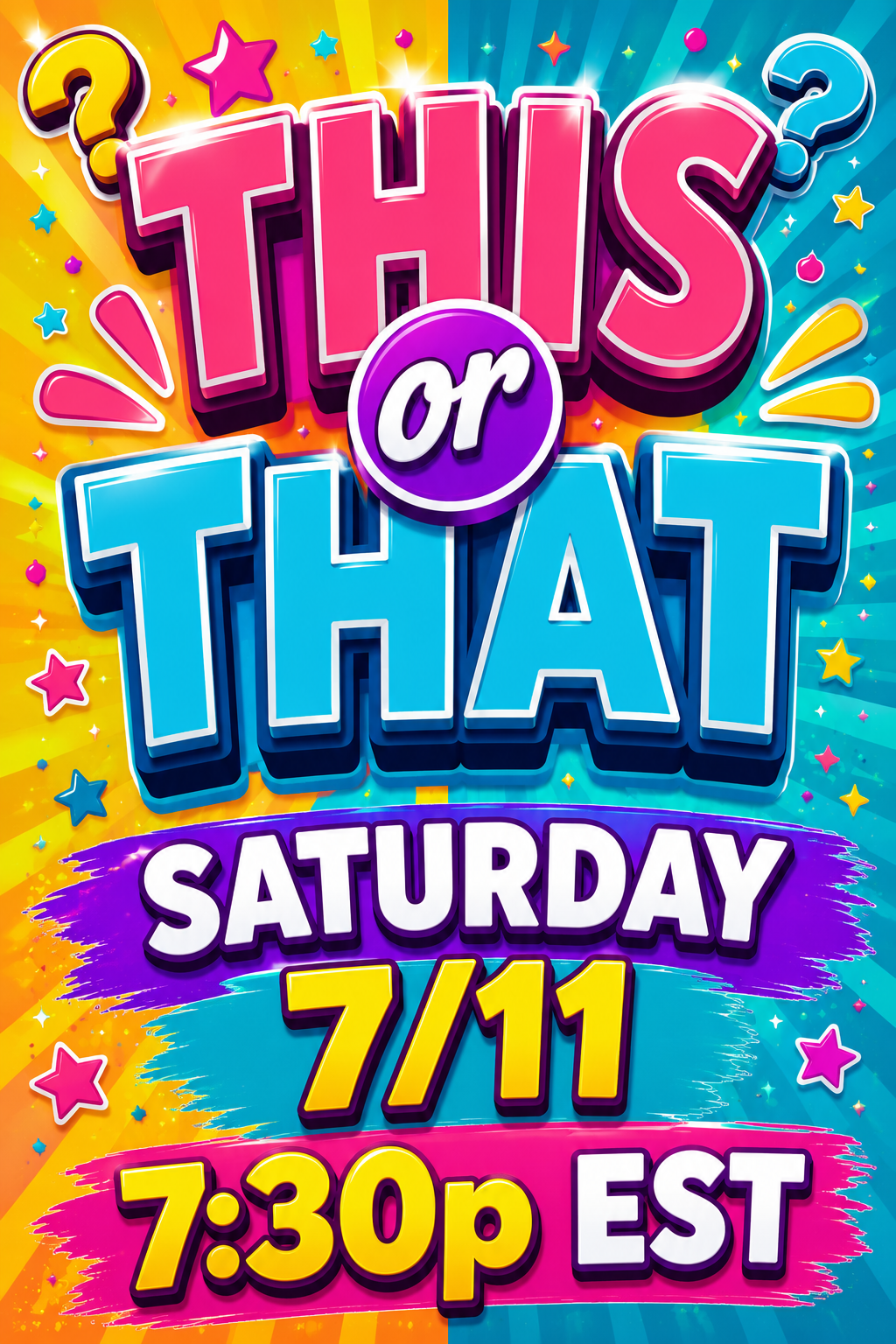 This or That MYSTERY Bags - LIVE Saturday 7/11 7:30pm EST