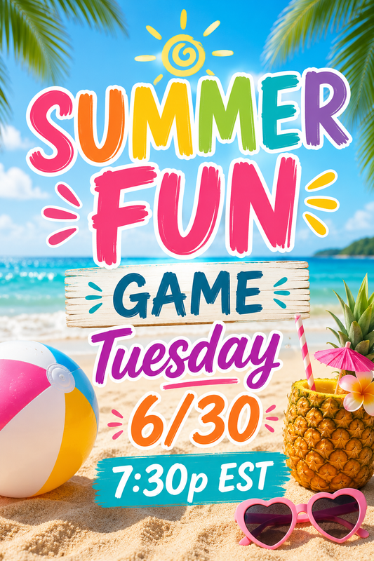 Summer FUN Mystery Goodies GAME - LIVE Tuesday 6/30 at 7:30p EST