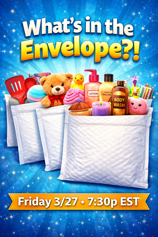 What's in the Envelope?! GAME - LIVE Friday 3/27 at 7:30pm EST