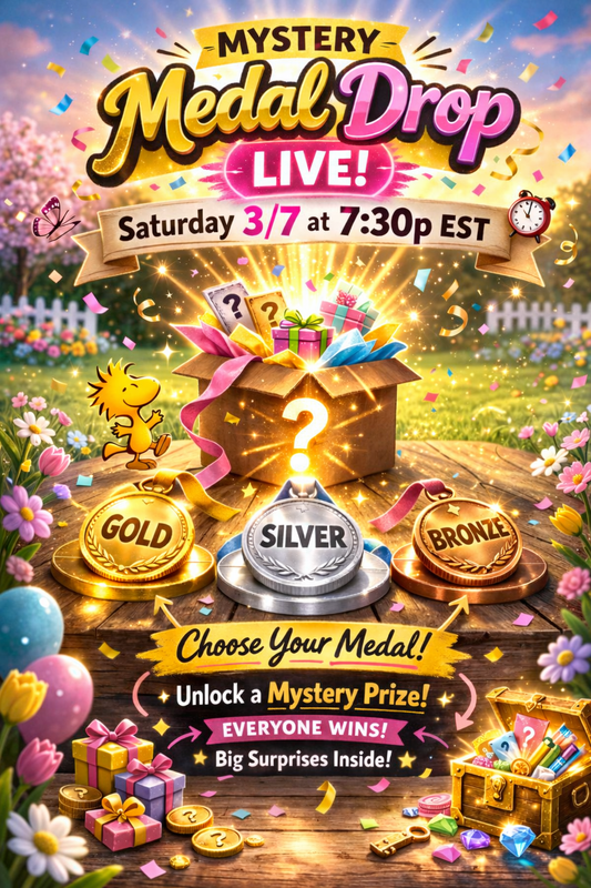 Mystery Medal Drop LIVE - Saturday 3/7 at 7:30p EST
