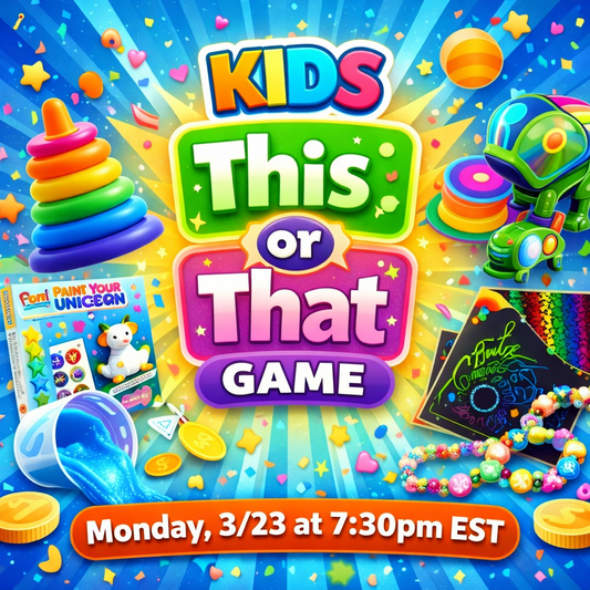 KIDS TAKEOVER! This or That Game LIVE - Monday 3/23 at 7:30pm EST