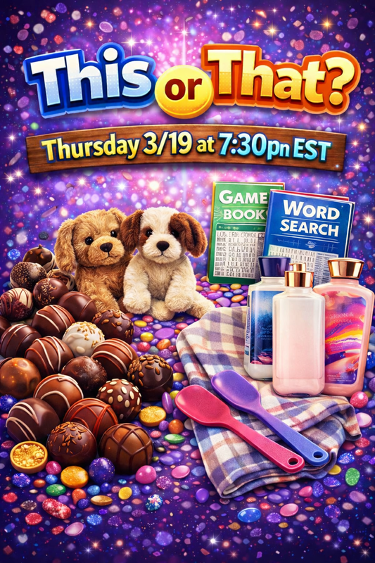 This or That GAME Night - Live Thursday 3/19 at 7:30pm EST