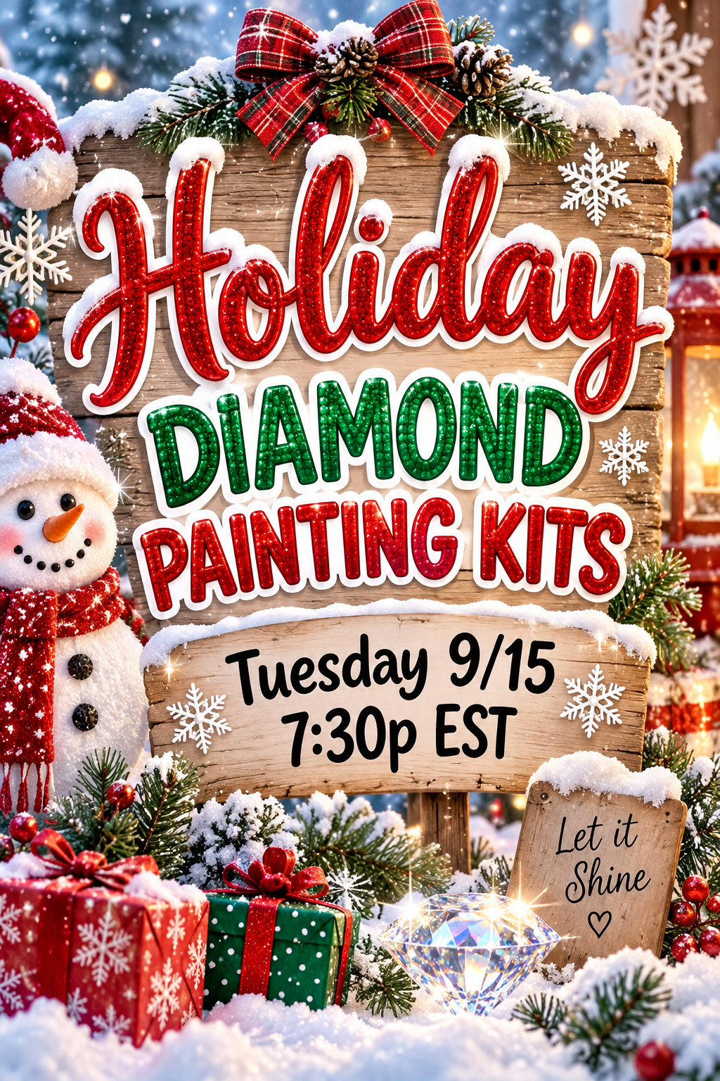 Holiday Kits CLAIM Show - LIVE Tuesday 9/15 7:30p EST