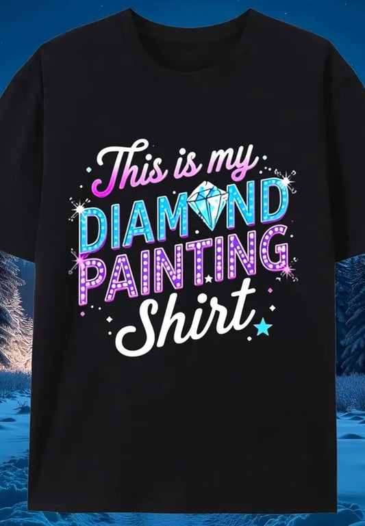 This is My Diamond Painting Shirt - Black