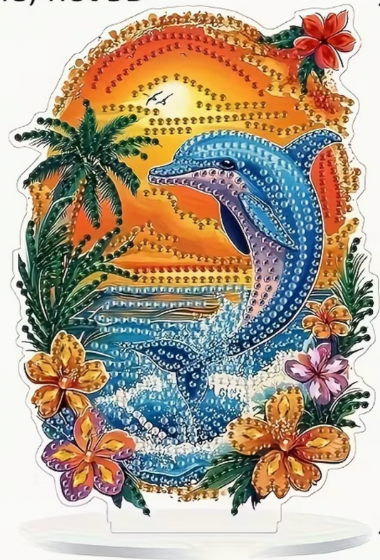 NEW Dolphin Tabletop Decor