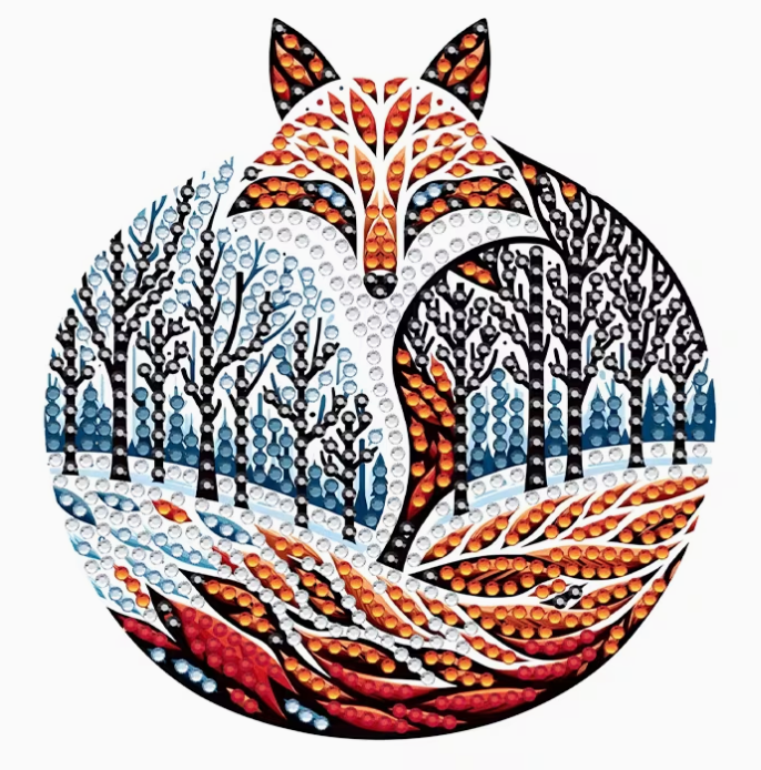 NEW Fox Hanging Pendant - 5"x6"
