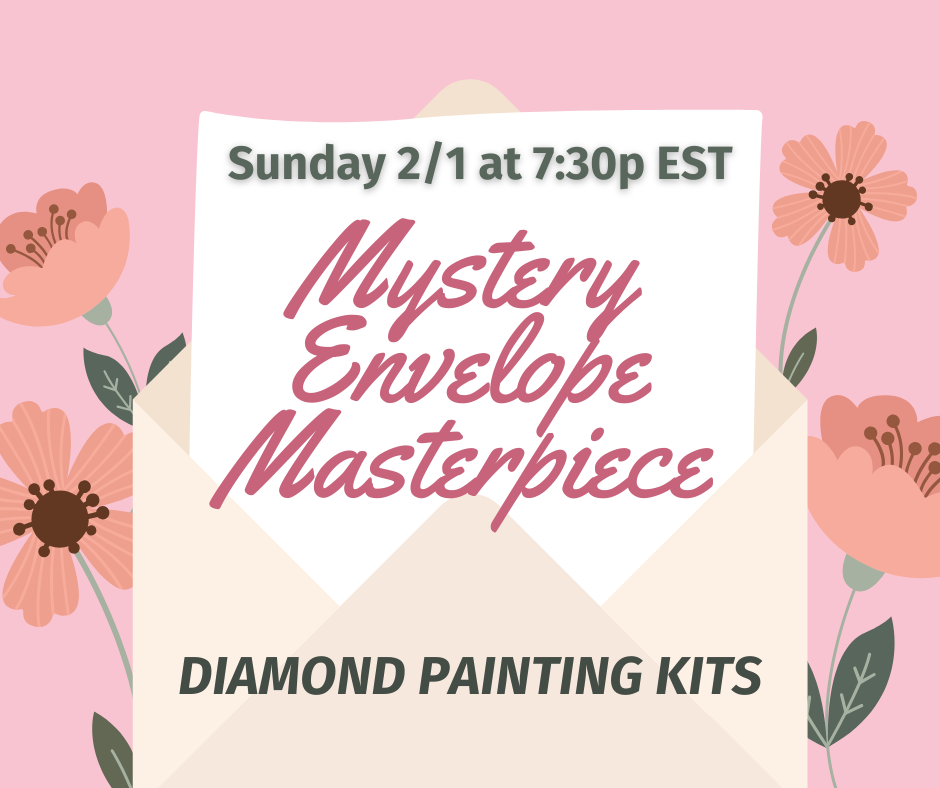 Mystery Envelope Masterpiece GAME - LIVE Sunday 2/1 at 7:30pm EST
