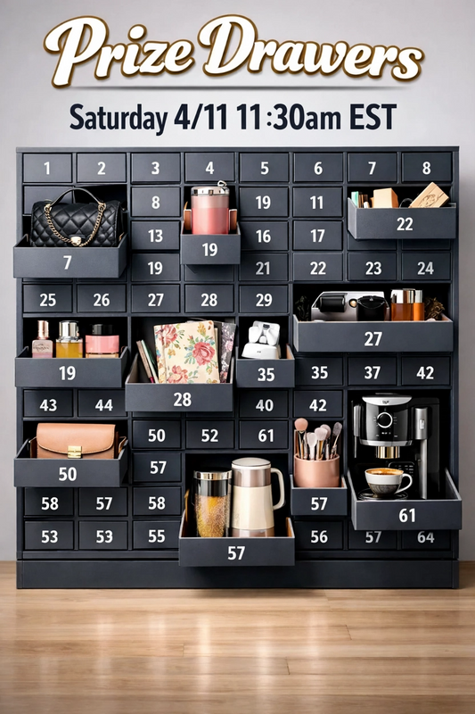 Prize Drawers - Saturday 4/11 at 11:30am EST